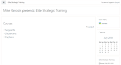 Desktop Screenshot of lms.elitestrategictraining.com