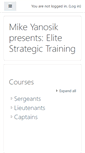 Mobile Screenshot of lms.elitestrategictraining.com